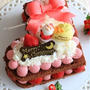 クリスマスケーキ★クリスマスブーツのチョコレートケーキ（記念日のお菓子）