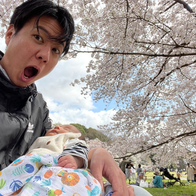 砧公園でお花見さんぽ