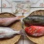魚のお取り寄せ＿2022年6月　♪金目鯛のお刺身・骨蒸・鱧のお吸い物♪