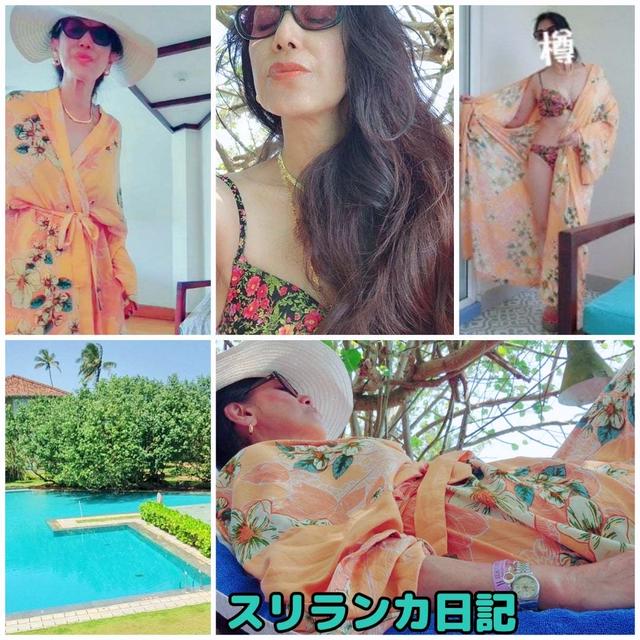 プール　同じ水着20年(笑)　スリランカ日記　　#今日1日を振り返ろう