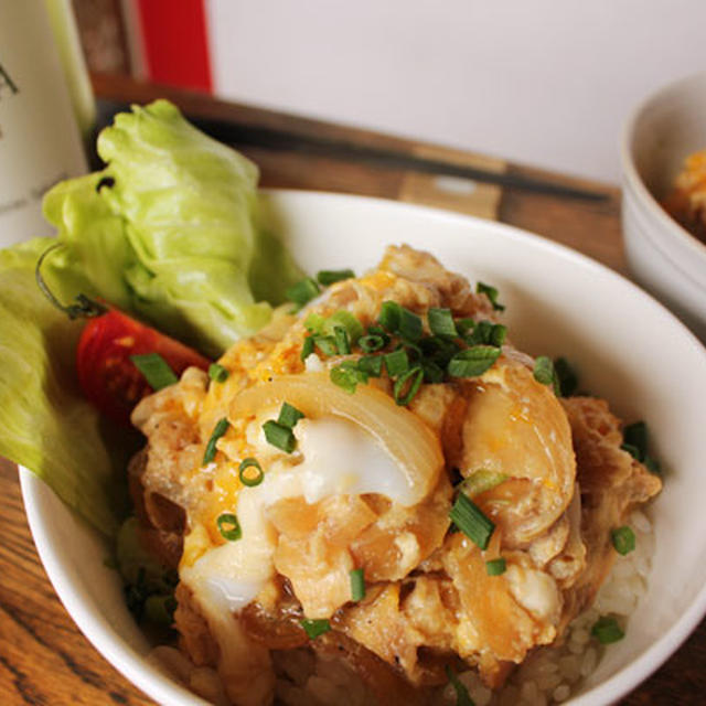 新玉ねぎの親子丼