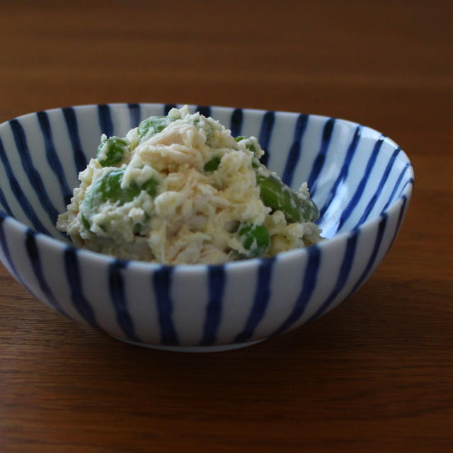 豆とチキンのポテトサラダ