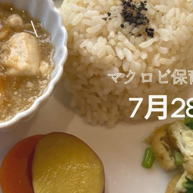 2022年7月28日マクロビ保育園給食