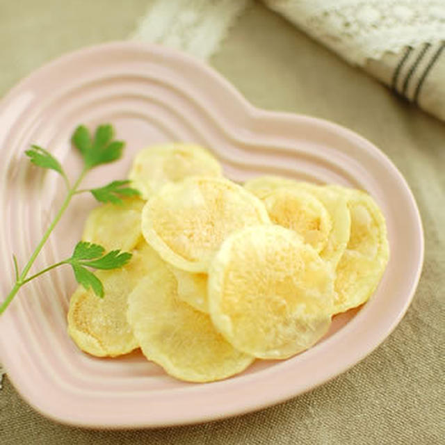 レンジで作るポテトチップス