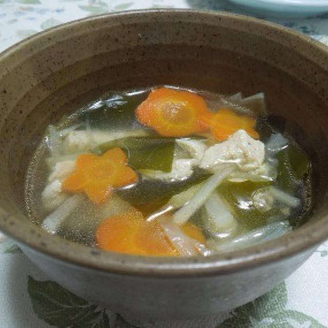 ◇レモンはちみつ鶏の中華スープ