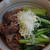 超シンプルな、小松菜焼き牛丼