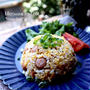 レンジで簡単！ウインナーと玉子の炒飯♡【#簡単レシピ#ごはん】