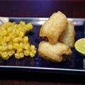 トウモロコシと太刀魚の天ぷら