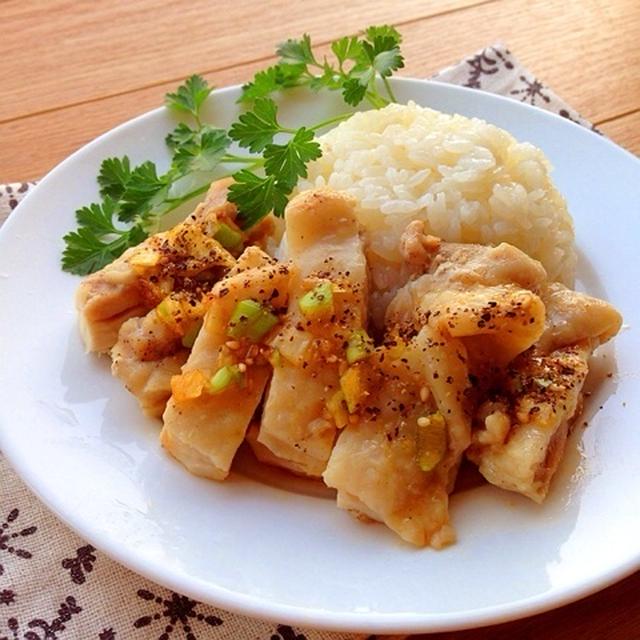 炊飯器でシンガポールチキンライス♡