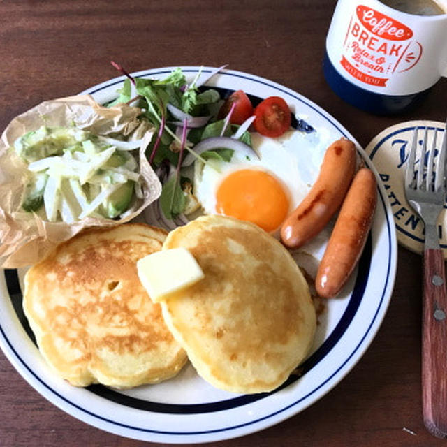 ホットケーキの朝ごはんと、ブログ内検索と、増刷のお知らせ