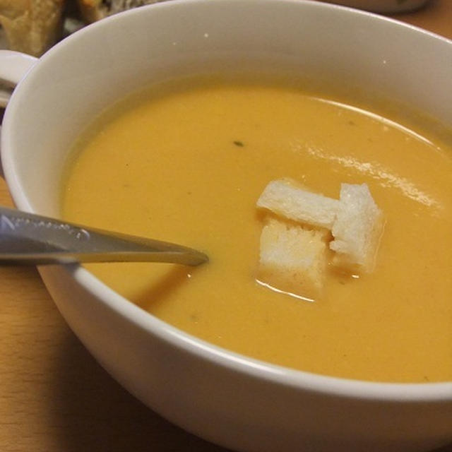 にんじんとカリフラワーとかぼちゃのポタージュ