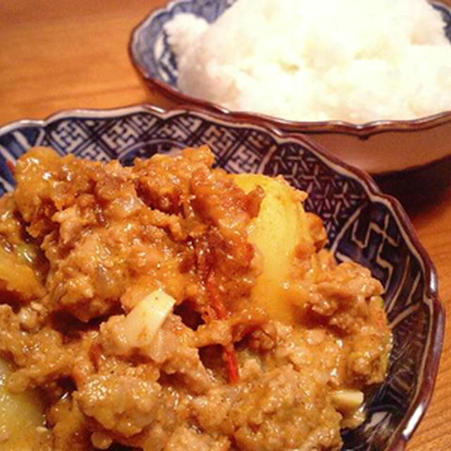 解凍失敗した豚ひき肉が華麗に変身