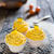 Halloween Pumpkin Mont Blanc Cakes