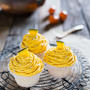 Halloween Pumpkin Mont Blanc Cakes