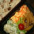 5月23日　　自家製ハムと葱の炒飯弁当（練習）