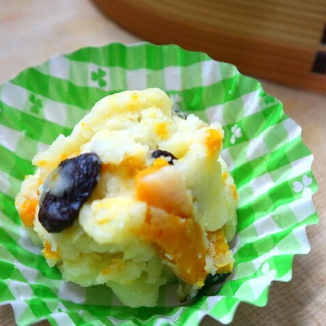 お弁当にぴったり！レンジでラクラクかぼちゃポテトサラダ