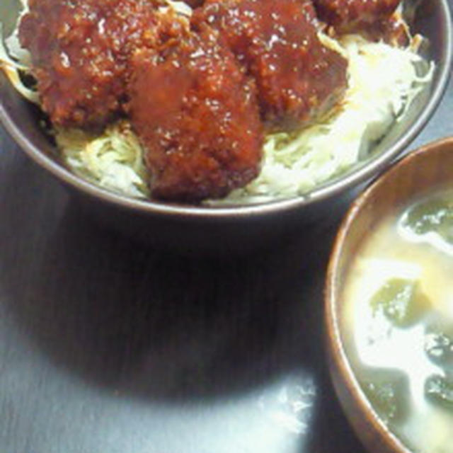 ウマウマ♪特製ソースでソースカツ丼☆