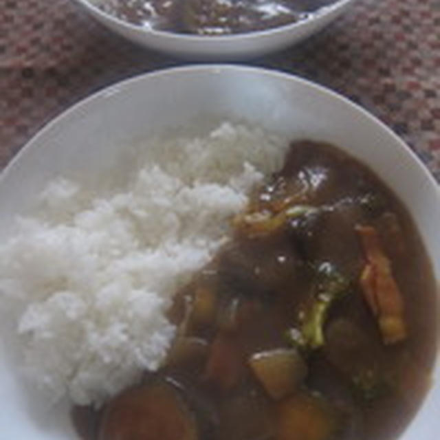 「茄子とセロリのカレー」