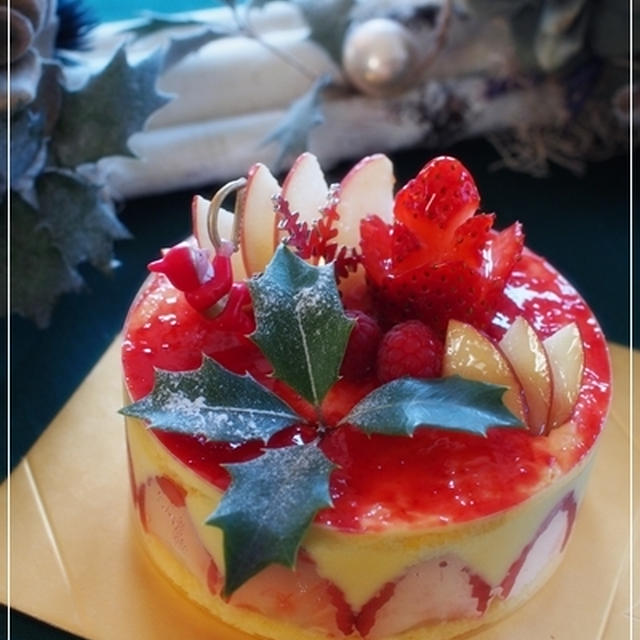 今年のクリスマスケーキ♪「フレジエ」