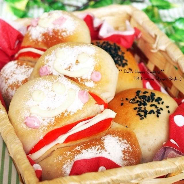Pascoおうちパン工房 ☆ 雪だるまパン と Xmas