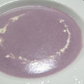 紫芋のポタージュ　キノコのリゾット by MISOさん