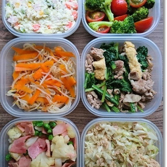 今週の常備菜☆簡単６品と1.3㎏のポテサラ＆カニ汁…そして大事件(笑)