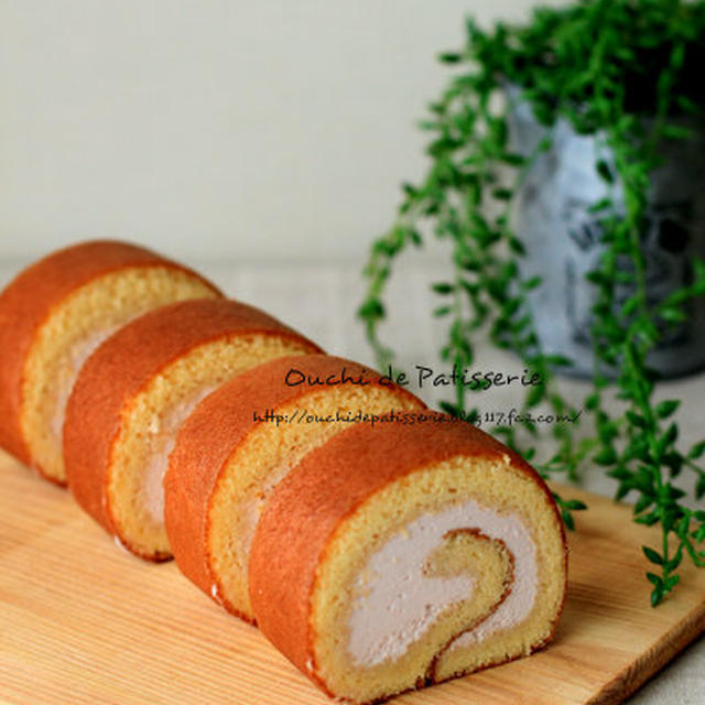 苺チーズロールケーキ