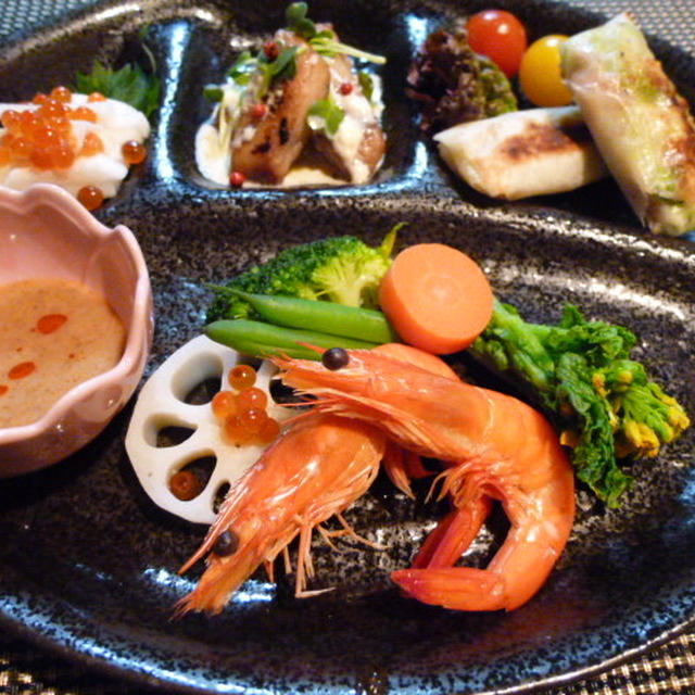 ワンプレーとご飯　２日分　　夕ご飯