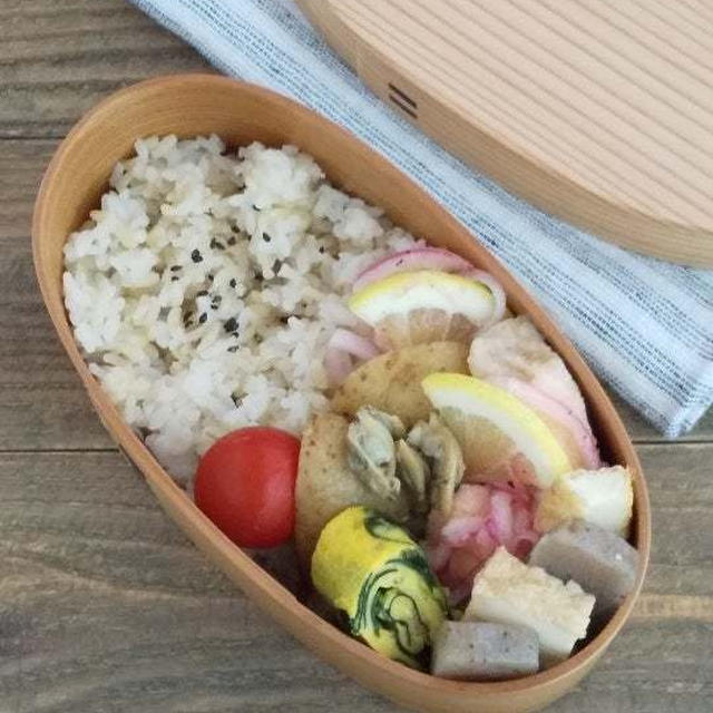 【#お弁当】鮭のうま塩レモンマリネ弁当♪