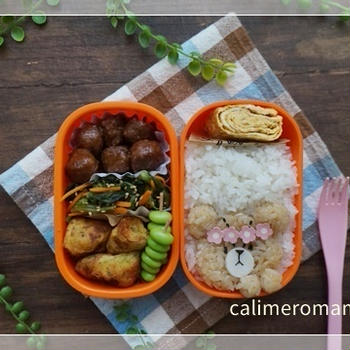 【娘のオベントウ】　ジャッキーのお弁当