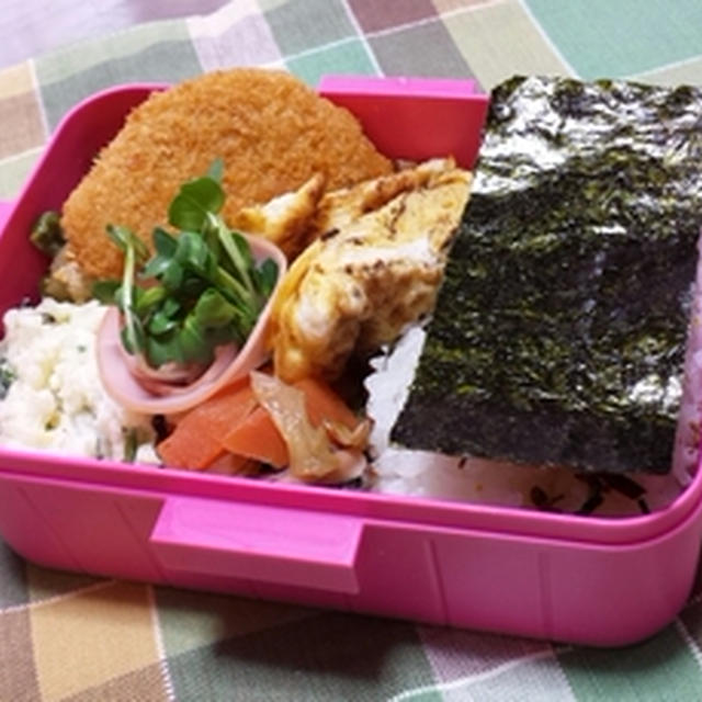 空中浮遊海苔弁当