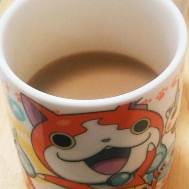 モーニングコーヒー☆子どもと寝てました