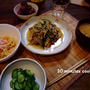 豚肉と野菜のオイスターソース炒め＆きゅうりの昆布茶和えDE晩御飯