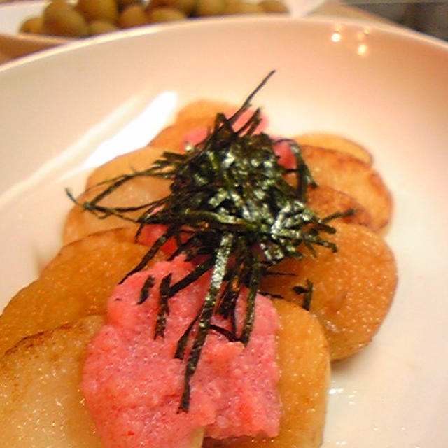 海苔めんたい長芋ソテー