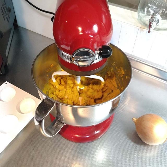 スタンドミキサーでかぼちゃのコロッケ