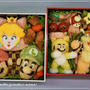 魂の文化系TV放送弁＊スーパーマリオの３Dワールドのキャラ弁