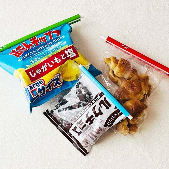 【長さ自由自在の密封クリップFresh Stick】