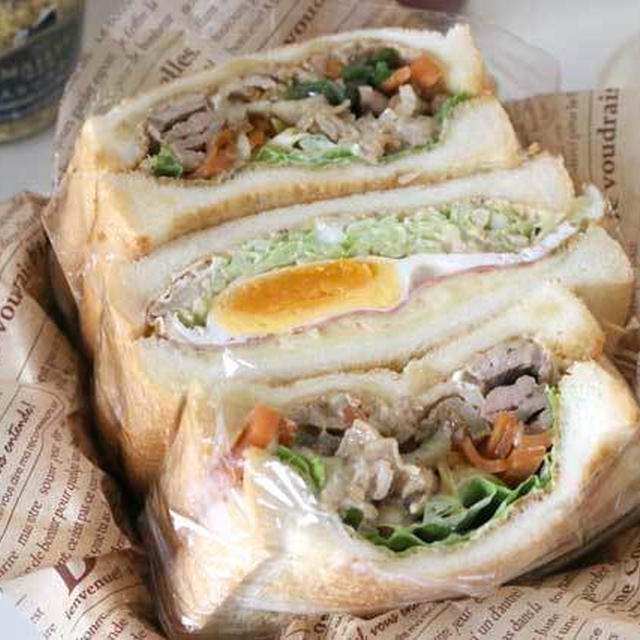 ホットサンドメーカを使わない！フライパンでホットサンド弁当のレシピと詰め方