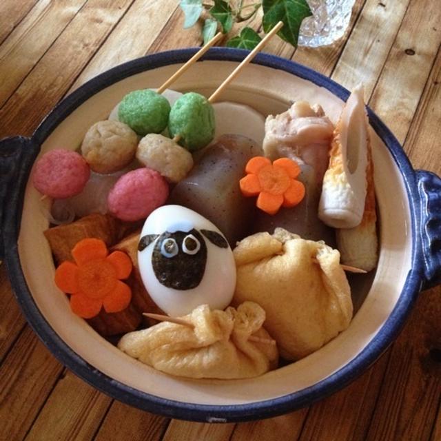 デコ鍋＊おでんのゆで卵でひつじのショーン