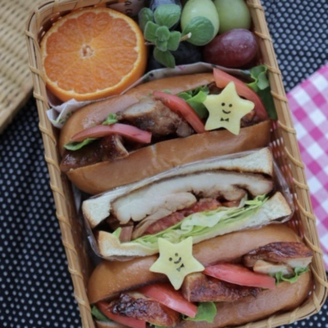 ＃Bentoexpo 八丁味噌チキンサンドのお弁当