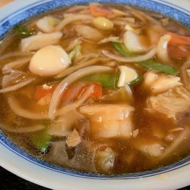 北弁の広東麺　県立新発田病院