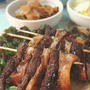 エリンギと牛肉のサンジョク（韓国風串焼き）のレシピ