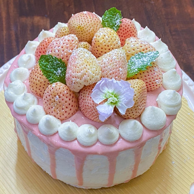 憧れのドリップケーキに初挑戦！