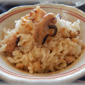 たこ飯とにら玉