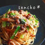 小松菜としめじのたらこパスタ