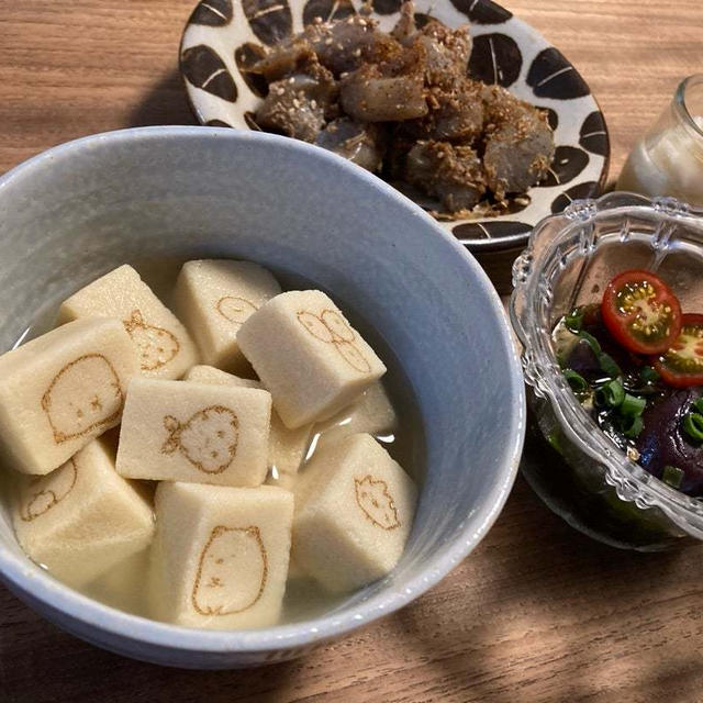 すみっこぐらし高野豆腐♪