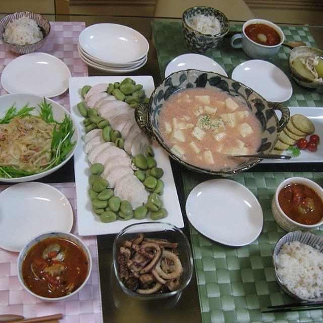 今日の晩ご飯。