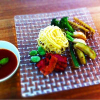 グリル野菜たっぷり つけスパゲッティ