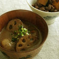 【簡単レシピ】レンコン団子のお味噌汁