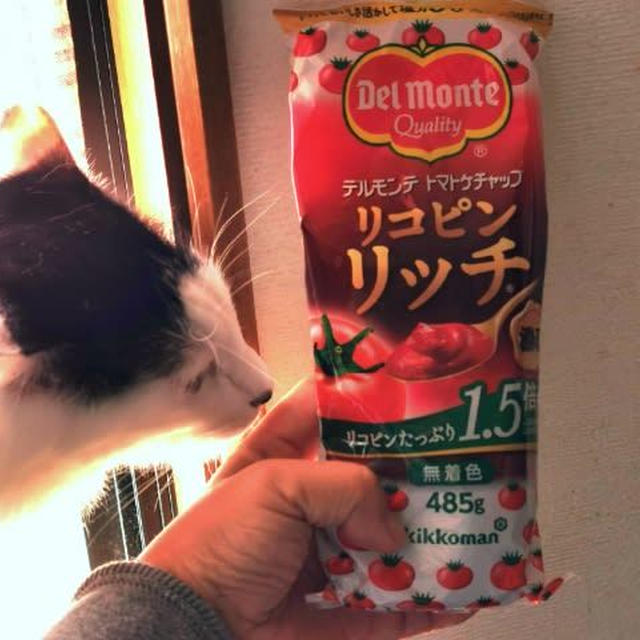 デルモンテ リコピンリッチケチャップを使ってナポリタン
